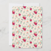 Schattigee Ballerina Meisje Verjaardagsfeestje Uit Kaart (Achterkant)