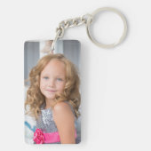 Schattigee ballerina schoenen gepersonaliseerde na sleutelhanger (achterkant)