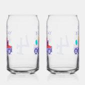 Schattigee ballonwagen | Verjaardag Blikvorm Glas (Rechts)