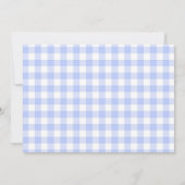 Schattigee Balloon Baby Boy Shower Kaart (Achterkant)