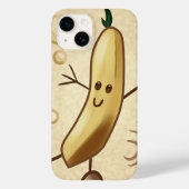 Schattigee banaan Case-Mate iPhone case (Achterkant)