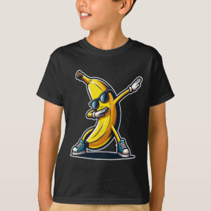 Schattigee Banaan Dabbing Dancing Shirt Grappige K