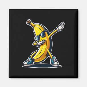 Schattigee Banaan Dabbing Dancing Shirt Grappige K Magneet