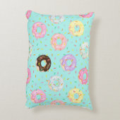 Schattigee banketbakkerij winkel Sprinkles Donuts  Accent Kussen (Achterkant (Verticaal))