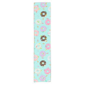 Schattigee banketbakkerij winkel Sprinkles Donuts Korte Tafelloper (Voorkant)