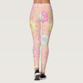 Schattigee banketbakkerij winkel Sprinkles Donuts  Leggings (Achterkant)