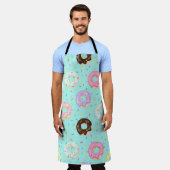 Schattigee banketbakkerij winkel Sprinkles Donuts Schort (Gedragen)