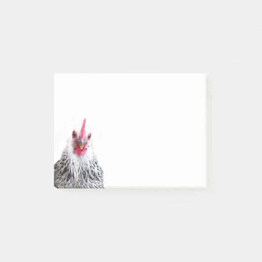 Schattigee Bantam Cochin Hen Foto 4x3 Notities Post-it® Notes (Voorkant)