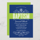 SCHATTIGEE BAPTISM sierlijke wervelingen gedurfd m Kaart (Voorkant / Achterkant)