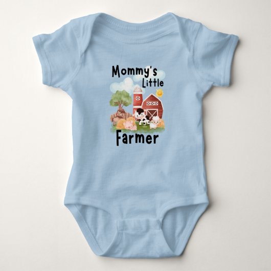 Schattigee Barnyard Animals Baby Bodysuit (Voorkant)
