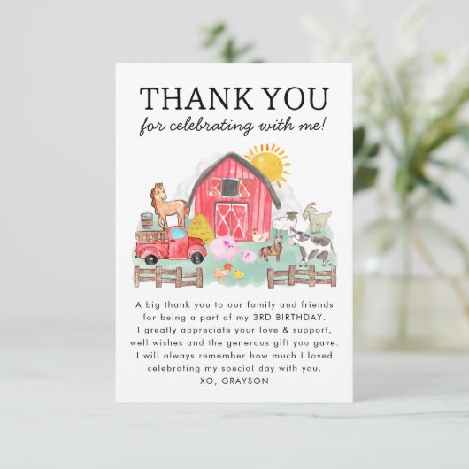 Schattigee Barnyard Animals Kinder Boerderij Verja (Staand voorkant)