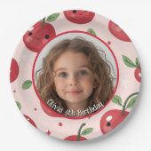 Schattigee Barry Custom foto en naam Paper Bord (Voorkant)