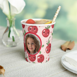 Schattigee Barry Custom foto en naam Papier Papieren Bekers