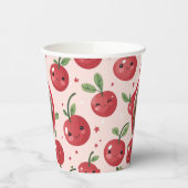 Schattigee Barry Custom foto en naam Papier Papieren Bekers (Links)