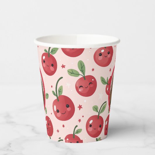 Schattigee Barry Custom foto en naam Papier Papieren Bekers (Links)