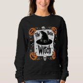 Schattigee  Basic Witch Halloween Hoodie Pumpkins Trui (Voorkant)