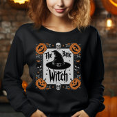 Schattigee  Basic Witch Halloween Hoodie Pumpkins Trui