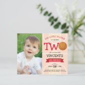 Schattigee basketbal lint budget foto 2e verjaarda (Staand voorkant)