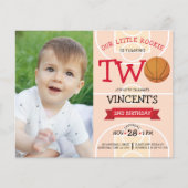 Schattigee basketbal lint budget foto 2e verjaarda (Voorkant)