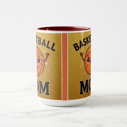Schattigee Basketbal Mom Combo Mok (Midden)