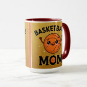 Schattigee Basketbal Mom Combo Mok (Voorkant rechts)