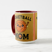 Schattigee Basketbal Mom Combo Mok (Voorkant links)