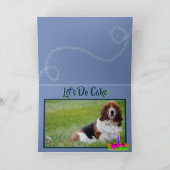 Schattigee Basset Hound op Grappige Verjaardag Kaa Kaart (Binnen)