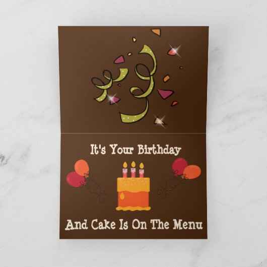 Schattigee Basset Hound op Grappige Verjaardag Kaa Kaart (Binnen)