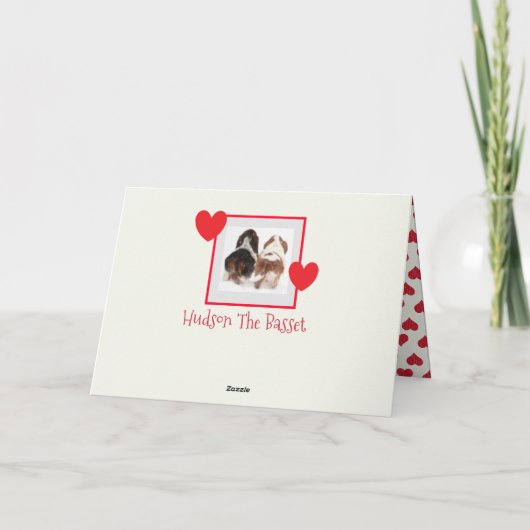 Schattigee bastion op grappige Valentijnsdag Kaart (Achterkant)