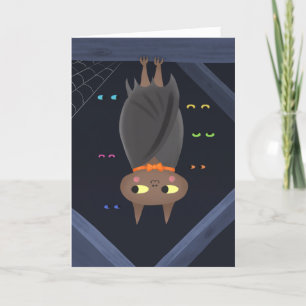 Schattigee Bat Verjaardag Kaart