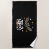 Schattigee Batty voor baby's Arbeid en bevalling V Strandlaken (Voorkant)