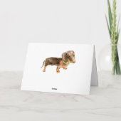 Schattigee Bday Puppy Hondenliefhebber Teckel Verj Kaart (Achterkant)