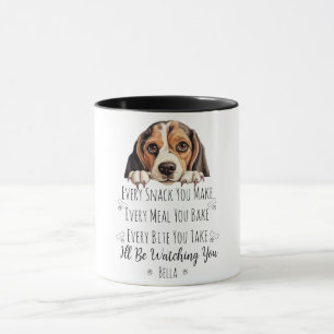 Schattigee Beagle Dog Funny Custom Mok