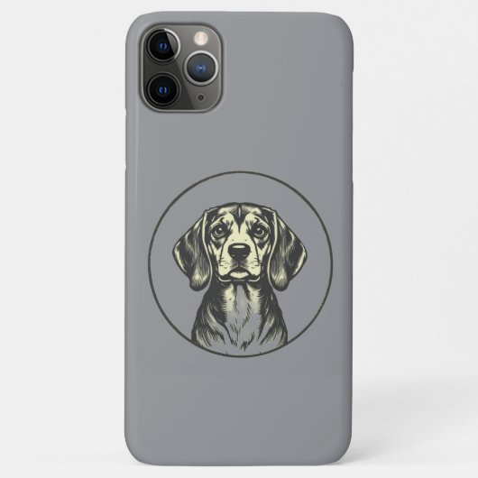 "Schattigee Beagle Dog Phone Case voor iPhone 11 P (Achterkant)