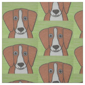 Schattigee Beagle Gedrukte Stof (Swatch)