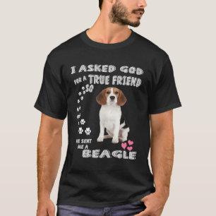 Schattigee Beagle Gifts Grappig Engels Beagle Kost T-shirt
