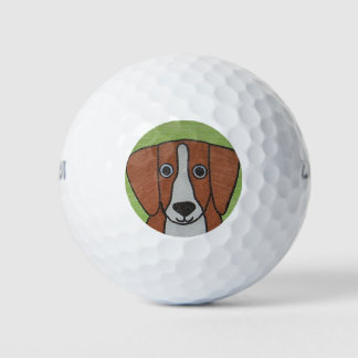 Schattigee Beagle golfbal Golfballen