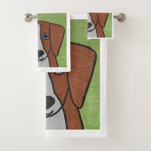 Schattigee Beagle handdoek set (Insitu)