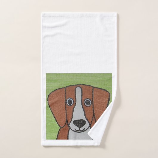 Schattigee Beagle handdoek set (Handdoek)