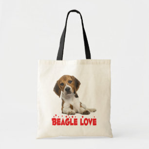 Schattigee Beagle Lover Gift Puppy Dog Tote Bag