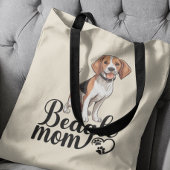 Schattigee Beagle Moeder Gift Grappige Cartoon Pup Tote Bag