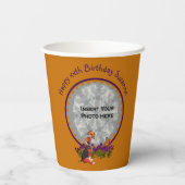 Schattigee Beagle Puppy Foto Verjaardagsfeest Papieren Bekers (Achterkant)