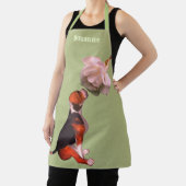 Schattigee Beagle Puppy White Rose Animal geperson Schort (Insitu)