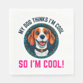 Schattigee beagle servet (Voorkant)