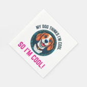 Schattigee beagle servet (Hoek)