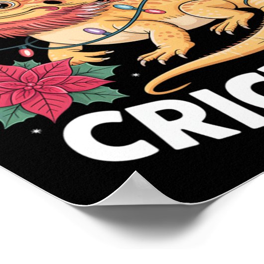 Schattigee Bearded Dragon Christmas Pun Poster (Hoek)