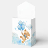 Schattigee Bearly Wait Blue Boy Baby shower Sprink Bedankdoosjes (Geopend)