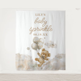 Schattigee Bearly Wait Neutral Baby Sprinkle Photo Wandkleed