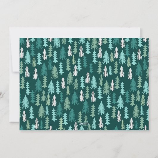 Schattigee Beary Merry Foto Feestdagenkaart (Achterkant)