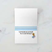 Schattigee bedankkaart Lion (Binnen)